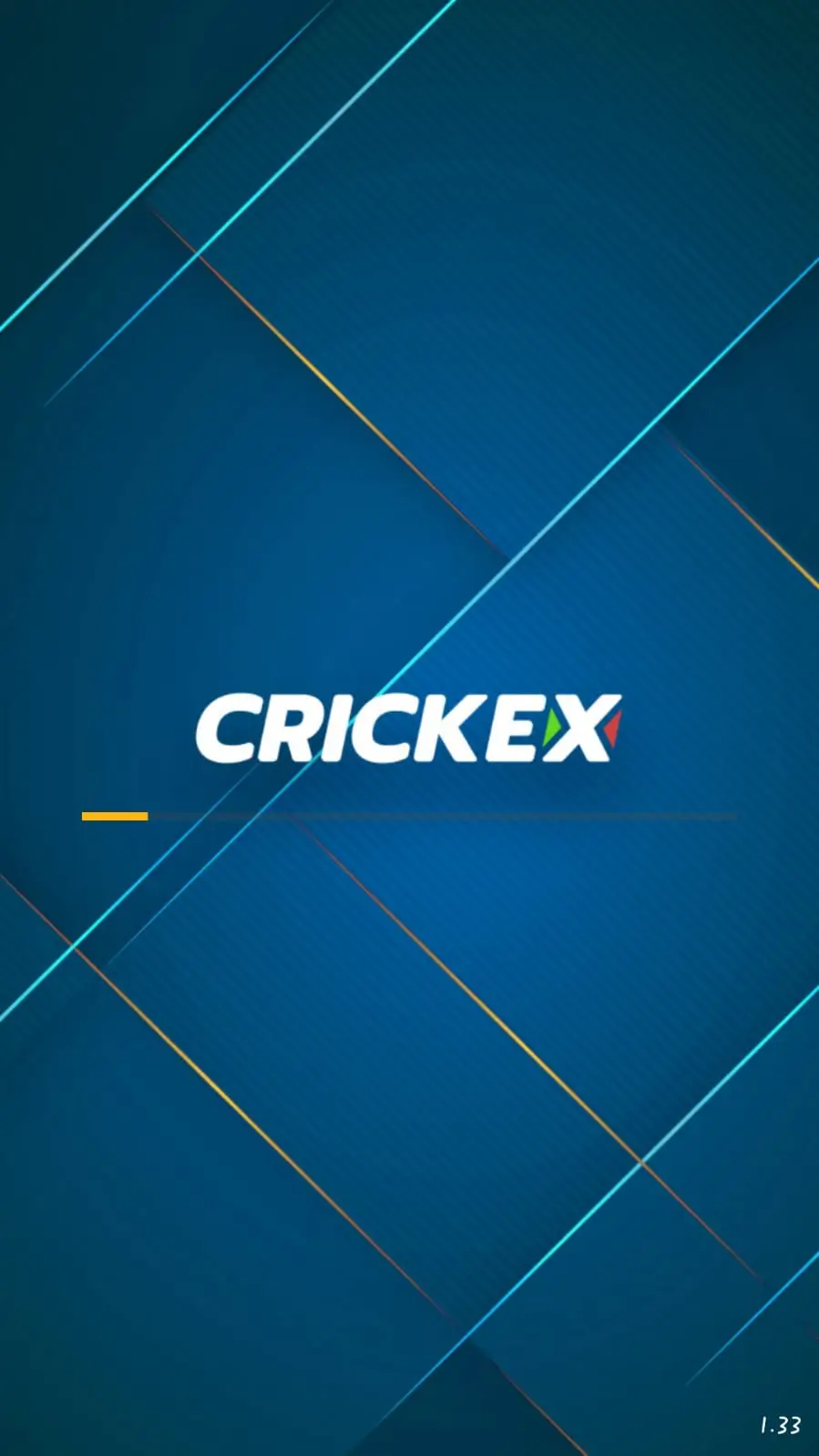 Screenshot of Crickex App